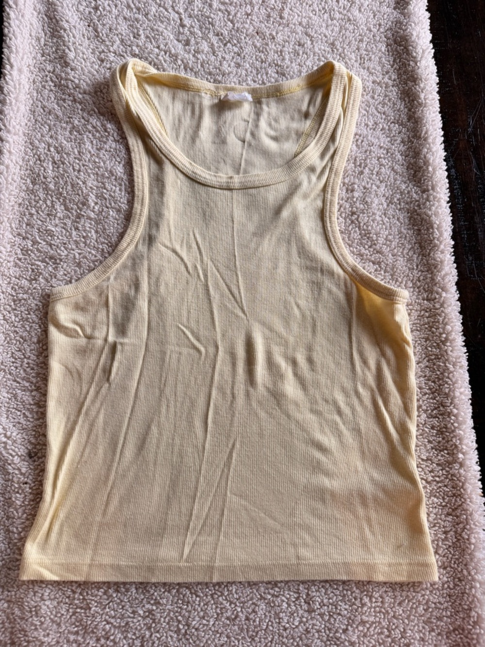 Wilfred butter yellow tank